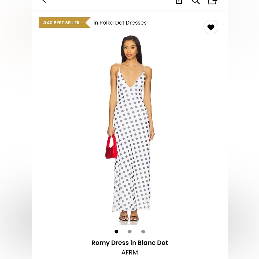 AFRM Polka Dot Dress